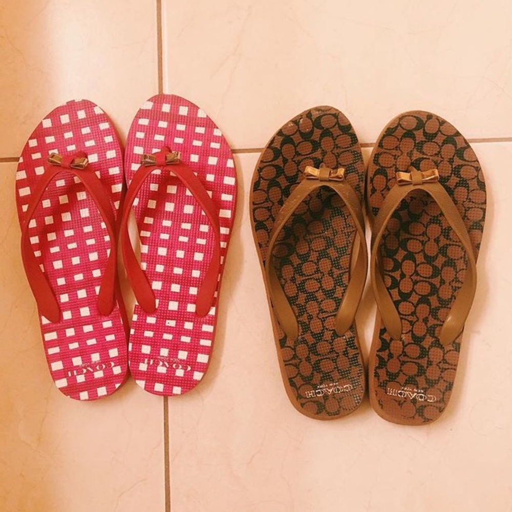 COACH flip flop BUNDLE